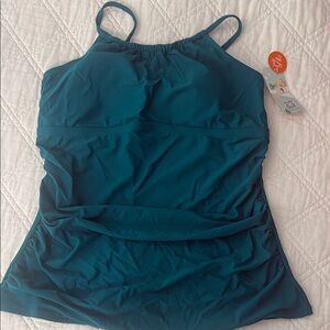 ANFILIA High Neck Swim Top only